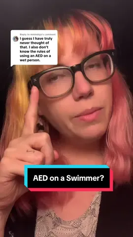 Replying to @mmindigo QUESTION: can you use an AED (defribulator) on a person who is wet from swimming?  #weirdfacts #strangefacts #lifesaving #goodtoknow #safety 