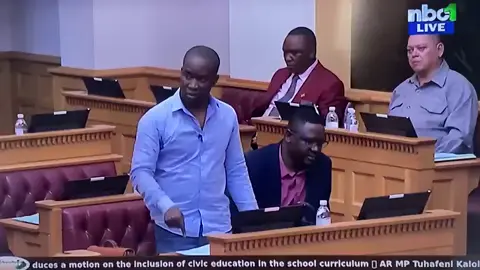 'HOSPITALISED' … Affirmative Repositioning (AR) leader Job Amupanda says AR member of parliament Tuhafeni Kalola has been hospitalised with a swollen lip after being removed from the parliament's chambers on Thursday afternoon. He says this is the result of being assaulted. Amupanda claims some of the security officers who removed Kalola are not from the parliament. 
