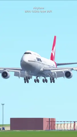 Boeing 747-400 Qantas Landing ✈️📸#เครื่องบิน #อย่าปิดการมองเห็น #infinitflight 