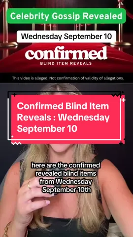 Confirmed Blind Item Reveals : Wednesday September 10 | Timothee Chalamet, Kylie Jenner, Iggy Azalea, Gal Gadot, Jeremy Piven, Dolly Parton, Nicki Sixx, Meghan Markle, Henry Cavill | Source: @entylawyer crazydaysandnights.net, agcwebpages.com | Everything in this video is alleged. #Blinditems #blinditemsrevealed #celebritygossip #celebritynews #celebritytiktok 