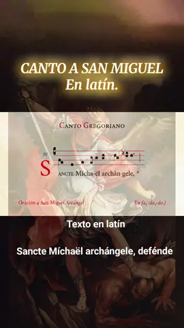 Aunque la recitación obligatoria de la oración al final de la Misa fue suprimida tras el Concilio Vaticano II, papas como Juan Pablo II y Francisco han animado a los católicos a seguir rezándola. Cantus varii romano-seraphici, Solesmes, 1902,p.229. #oraciónasanmiguelarcángel #cantogregoriano #SanMiguelArcangel 