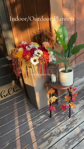 The porch need to be painted but that don’t mean I can’t do my part to make the front entrance look welcoming #frontporchdecor #frontporchdecor #planters #homedecorideas #homedecorinspo 