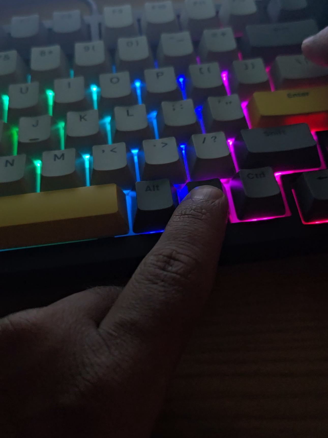 Risposta a @i.bite.mosquitoes Ajazz Ak820 Lighting Switching ⌨️🌈 #ajazz #ajazzak820 #tastierameccanica #ajazzak820lighting 