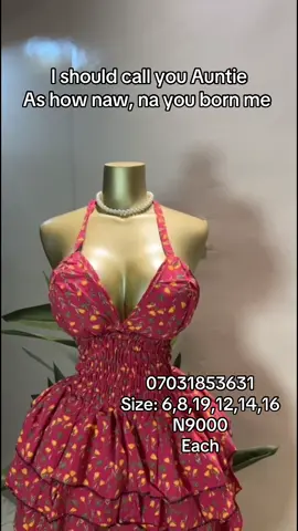 To order!! Send us a dm here or WhatsApp 07031853631. Available in size 6-16. #dress #thriftwears #nigerianmadewears #readytowear #shortdress 