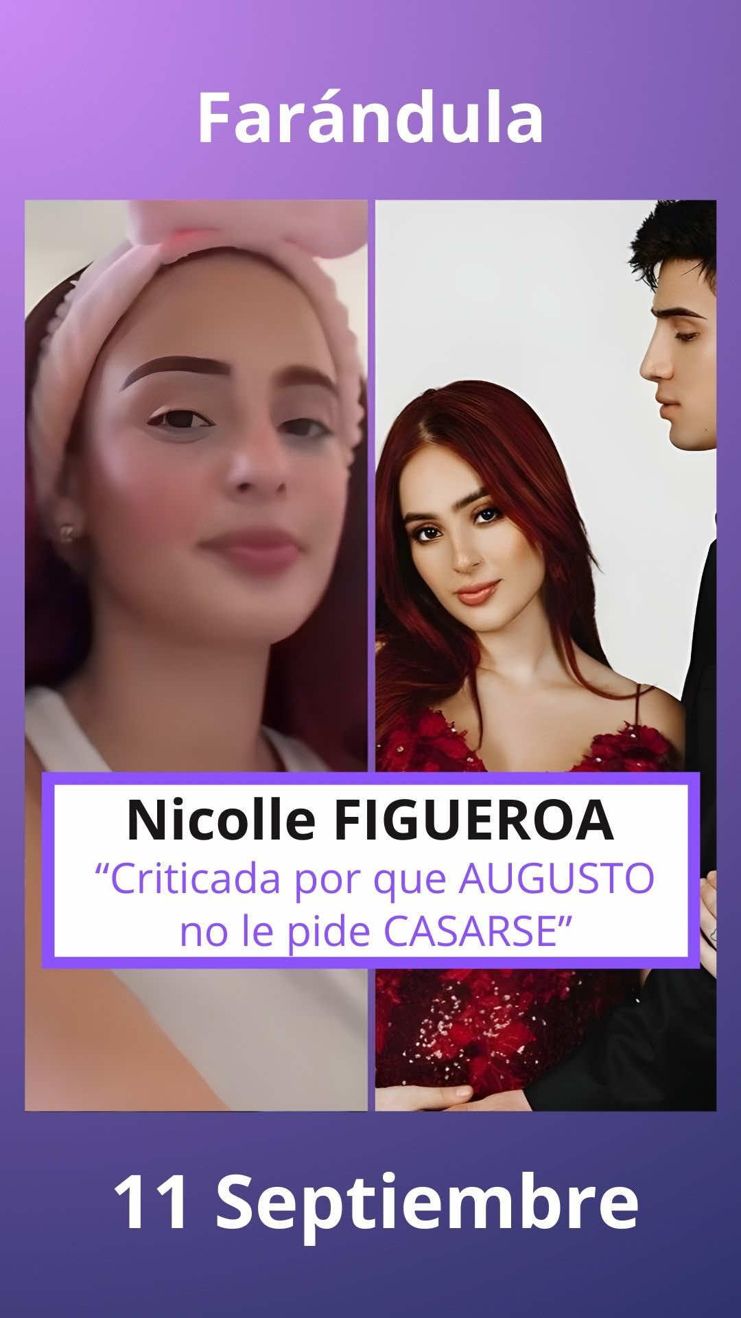 NICOLLE FIGUEROA CRITICADA POR PEDIR CASARSE #nicollefigueroaa 