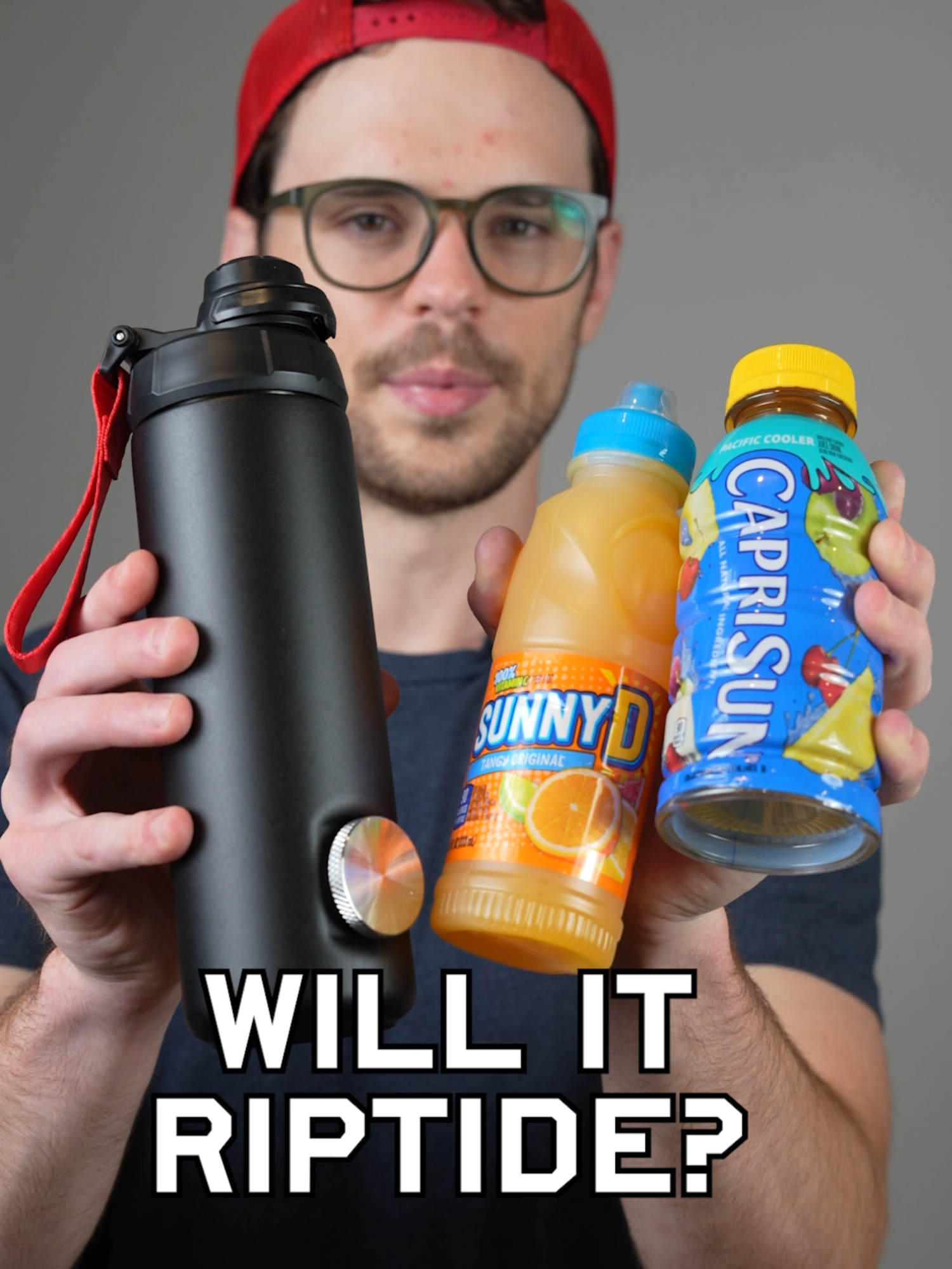 Will it RIPTIDE? Part 28: CapriSunnyD (mix of Capri Sun and SunnyD) 🧃☀️ What’s next?? RIPTIDE: The Shotgun Bottle is the ultimate chug tool for parties, tailgates, golf outings, beach trips, music festivals, and even your gym bag. Built with a shotgun port right into the side, it turns any drink—even Capri Sun and SunnyD—into a fast, clean, and ridiculous experience. From the team behind the Krak’in Shotgun Tool and the hit Will it Krak’in? series, we’re back putting RIPTIDE through the ultimate stress tests. Some ideas are brilliant. Some are CapriSunnyD. 🔥 FOLLOW US for weekly experiments, party fails, and shotgun chaos. 💬 COMMENT BELOW: What should we Riptide next? #WildManDrinking #WillItRiptide #ShotgunBottle #CapriSun #SunnyD #CapriSunnyD #PartyGear #TailgateGear #GolfTok #FestivalFails #FunnyContent