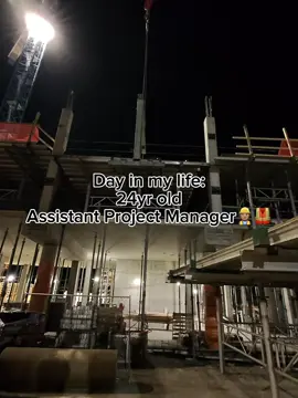 Day in my life as a 24yr old Assistant Project Manager👷🏽‍♂️🦺 #construction #constructionlife #dailylife #fyp #pov 