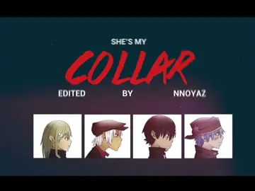 #souleater ✯ she’s my collar ib:  @kiuzr i hope im not late for the trend guys! and art is not mine (idk the artist 💔) @kallen @cel @peach @rei ⟡ #makaalbarn #deaththekid #blackstar #gorillaz 