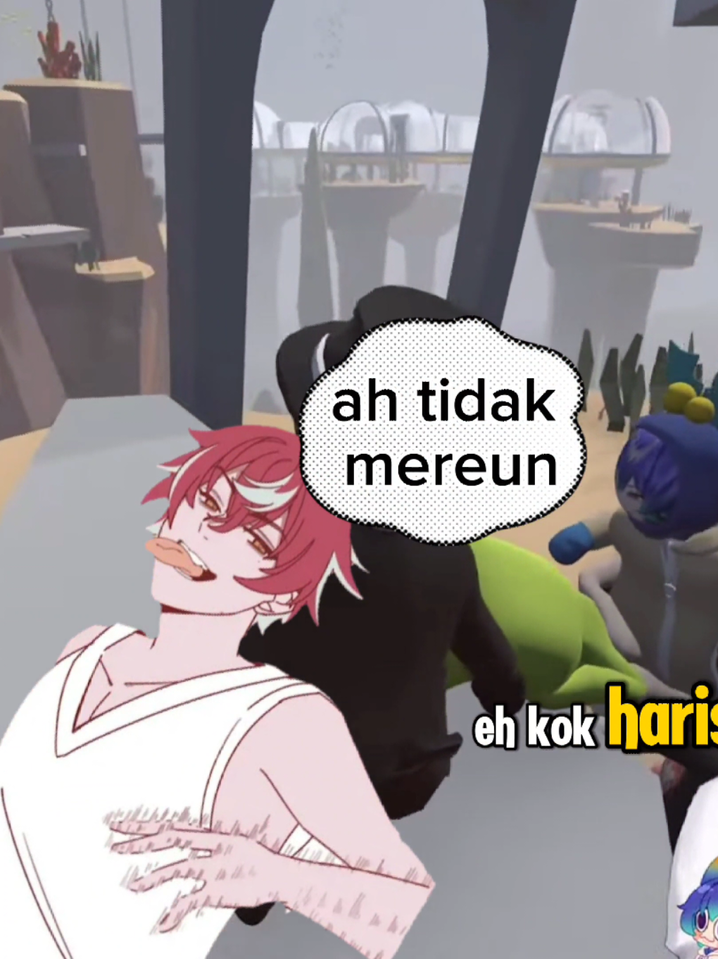 Jangan jangan selama ini ayis dan garin itu..... AOAKAOKAOAKA Sumpah ga berhenti ketawa sama kelakuan mereka ber enam please cung tangan yang kangen zonaa [no ship] @Mikazuki Arion 🌒【AKA Virtual】 @key.oriesa @elya.rosabelle @garin_bubbles @krowthornes @itskeizaki  #vtuber #fyp #zona #mikazukiarion #humanfallflat 