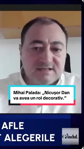 Ai Aflat!Ai Aflat! cu Ionuț Cristache:  Mihai Palada: „Nicușor Dan va avea un rol decorativ.” #stireazilei #romania #guvern #news #gandul 