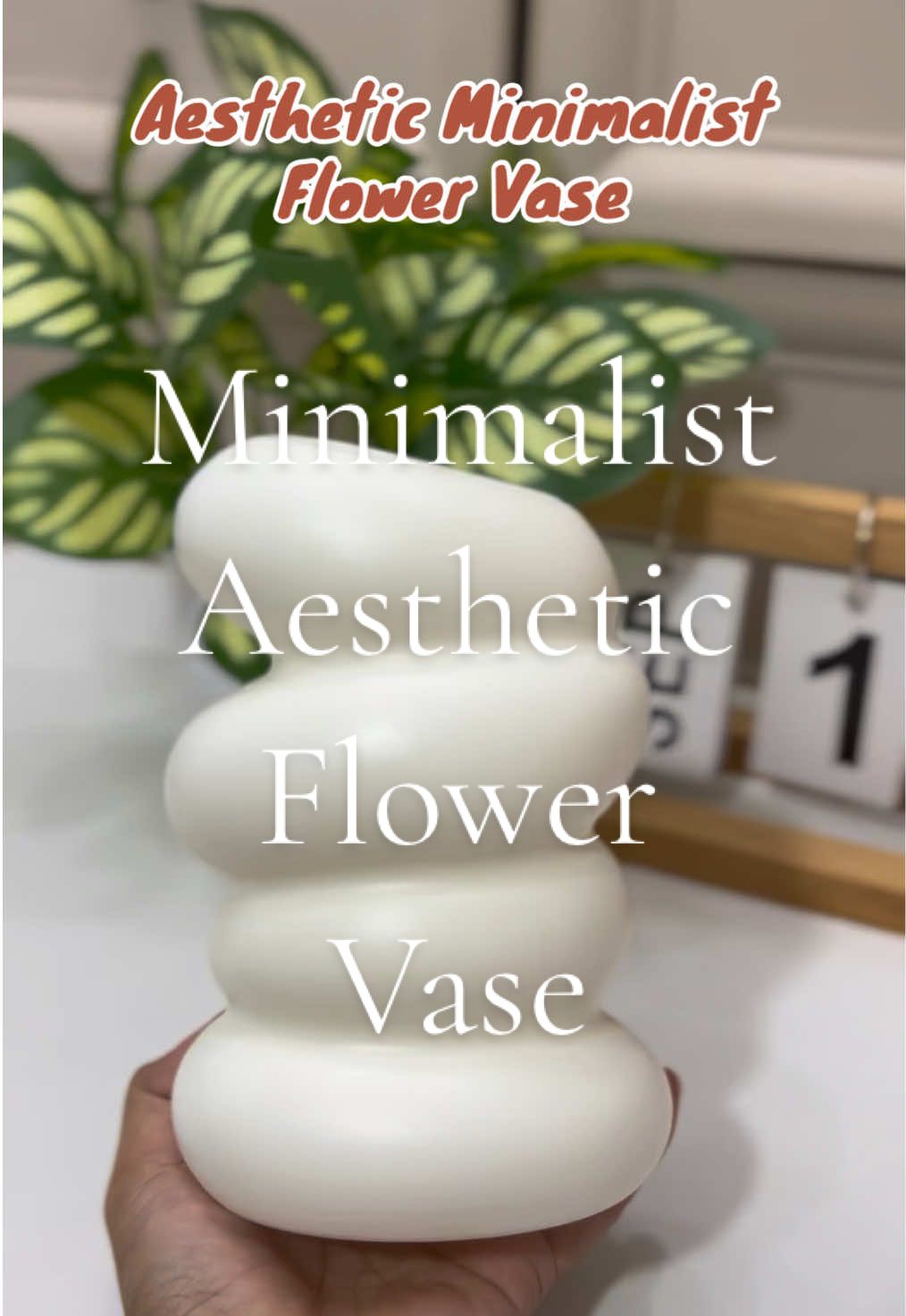 Simplicity is Beauty talaga pag ito binili mo! Perfect for backdrop shoot mga miii! #affiliatetiktok #aesthetic #minimalist #flowervase #minimalisthome 