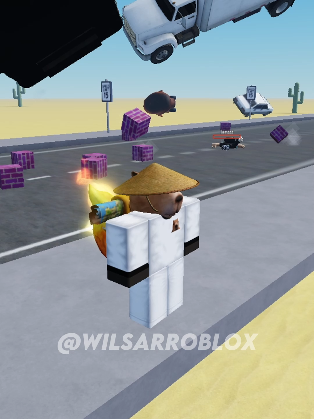 PADAHAL CUMA GAME NYEBRANG DI ROBLOX! #ROBLOX #WILSAR
