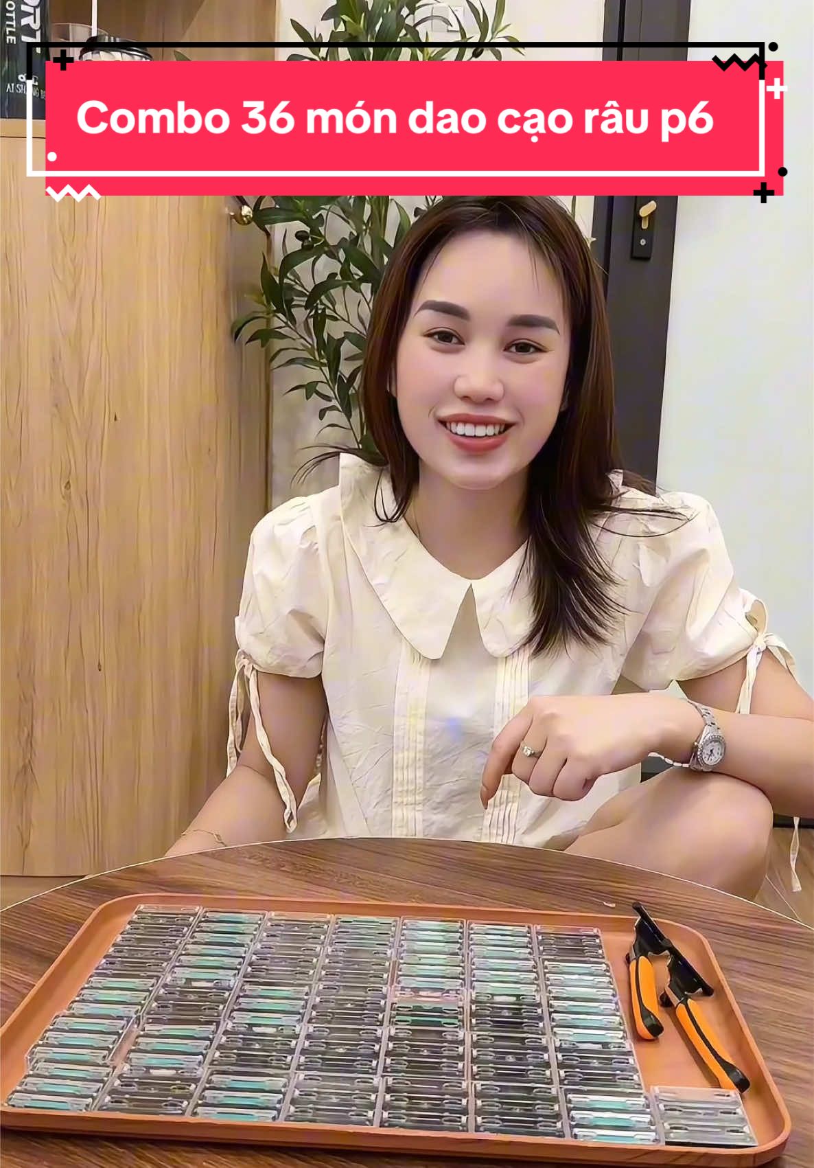 Bộ Dao cạo râu 36 lưỡi và 2 cán dao sale rẻ giật mình #hangmen96 #daocaorau #daocaoraugiare 