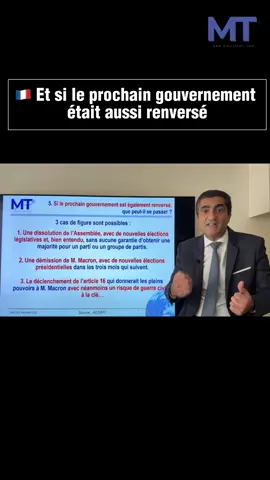 France : Et si le prochain gouvernement était aussi renversé, quelles conséquences ? #France #Lecornu #Macron #crise #recession 
