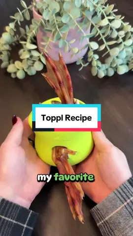 A long lasting Toppl recipe: 🥜🥛 Peanut butter & Greek yogurt mixture 🐑 Complete Raw Food- Lamb 🤎 Beef Liver Bites 🐟 Whole Minnows 🦆 Duck Feet #duckfeet #enrichment #toppl #tiktokshoplabordaysale 