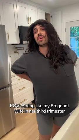 Acting like my pregnant wife in her third trimester 😂❤️ #thirdtrimester #pregnancyjourney #pregnantlife #pregnancytiktok #3rdtrimester 