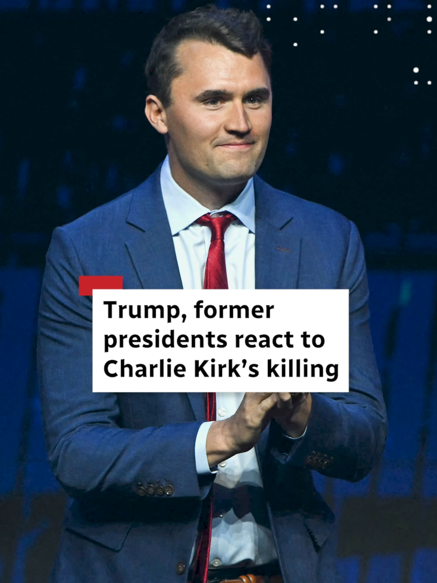 U.S. President Donald Trump, as well as living former presidents, react to the killing of conservative activist and commentator Charlie Kirk. The assassination drew bipartisan condemnation as Kirk was shot and killed at a Utah university event on Wednesday. Federal, state and local authorities were still searching for an unidentified shooter early Thursday and working what they called 'multiple active crime scenes.' #Trump #CharlieKirk #Politics #News #Moment #CBCNews