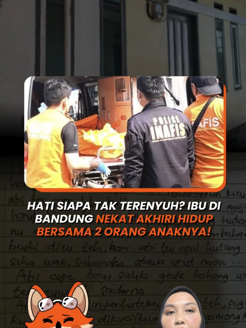 Tragedi memilukan di Bandung bikin hati siapapun terenyuh. Seorang ibu ditemukan gantung diri bersama dua anaknya setelah meninggalkan surat wasiat yang berisi curhat getir soal utang dan rasa lelah menghadapi hidup. Rumah yang seharusnya jadi tempat berlindung, justru jadi saksi akhir tiga nyawa sekaligus. Kasus ini langsung memicu keprihatinan publik. Netizen ramai menyoroti beban ekonomi, pinjol, hingga dugaan judi online yang bisa menghancurkan keluarga. Satu pertanyaan pun menggema: sampai kapan cerita pahit seperti ini terus berulang tanpa ada solusi nyata? #kasusviral #ibudananak #bandung #pinjol #kliksource 