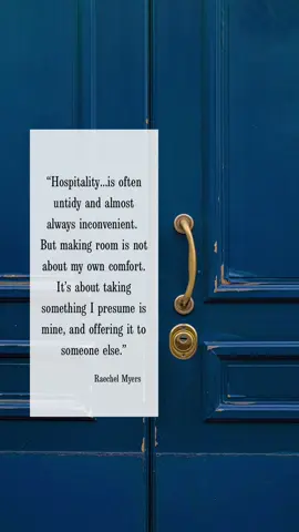 Hospitality isn’t about impressing—it’s about offering. #christiantiktok #encouragement #quote 