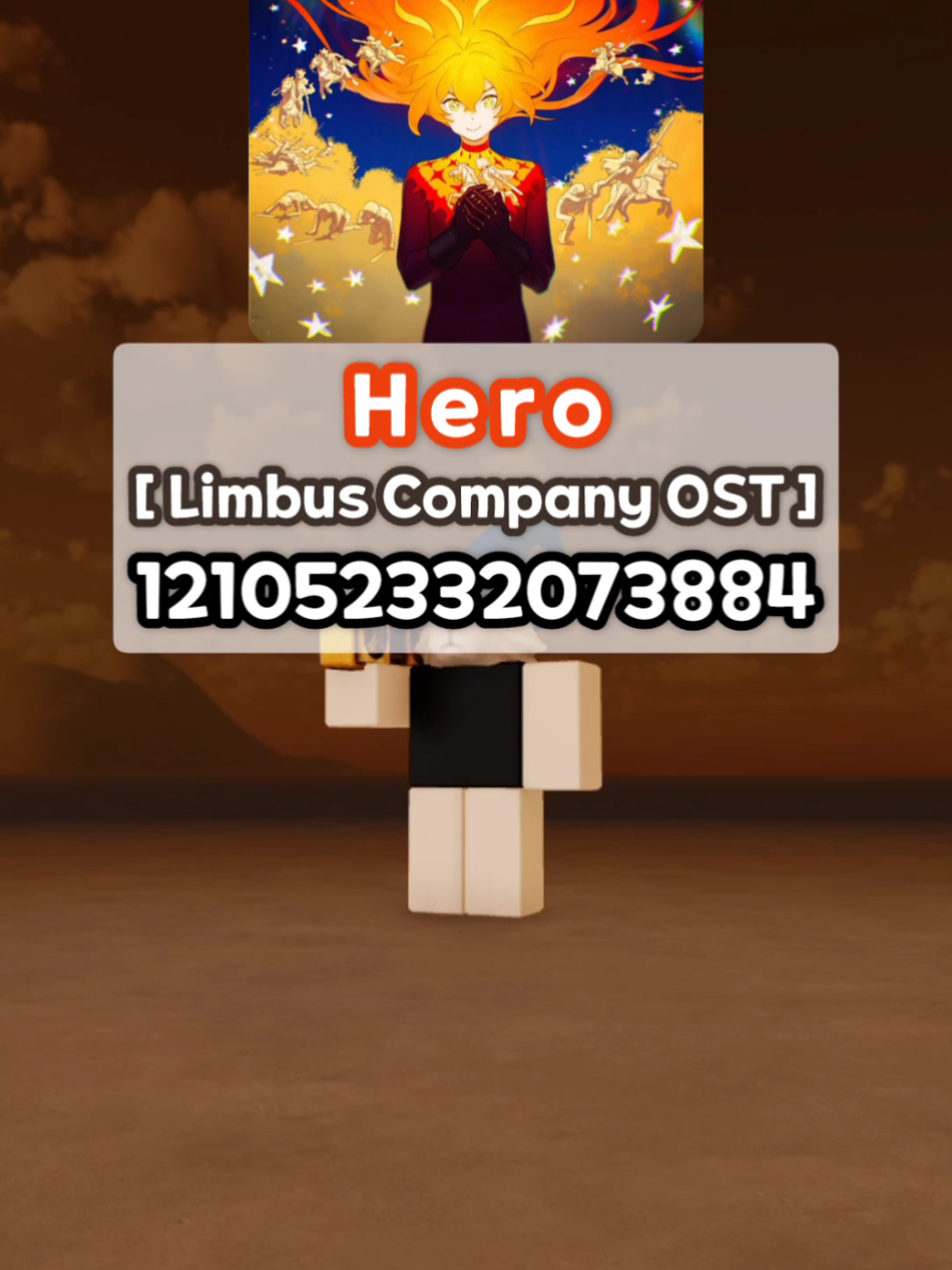 ✨️ 『Limbus Company』 'Hero' Music Code | 『림버스 컴퍼니』 노래코드 • • • #Roblox #Boombox #LimbusCompany #Hero #Mili