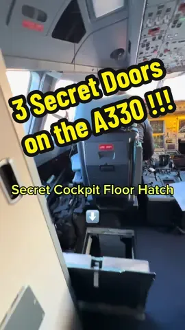 Secret passages in the A330! #aviation #pilotsoftiktok #tiktoktravel #fypツ 