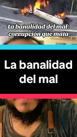 Descripción: La explosión de una pipa de gas en Iztapalapa no es un accidente aislado, es el resultado de un sistema que normaliza la corrupción y la irresponsabilidad. Hannah Arendt lo llamó “la banalidad del mal”: cuando autoridades, empresas y ciudadanos aceptan el “así se ha hecho siempre” aunque cueste vidas. Hashtags: #banalidaddelmal #HannahArendt #corrupción #justicia #filosofía   