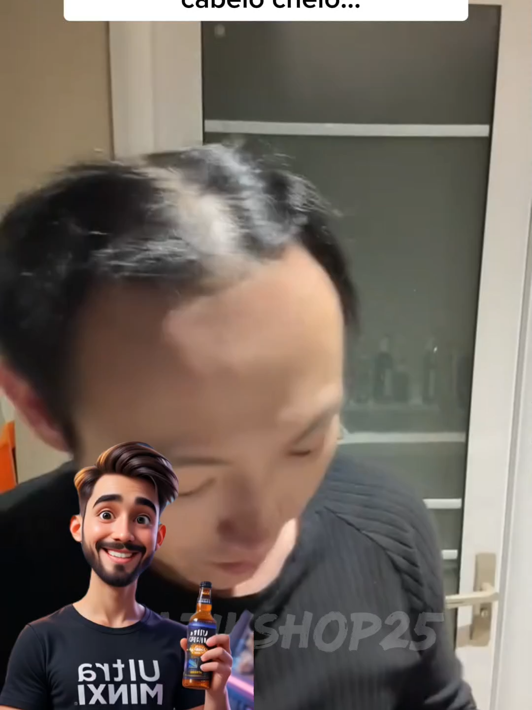Quer fechar as entradas no cabelo e ter barba de respeito? Então se liga nisso… #barba #careca #calvice #tiktok #viral