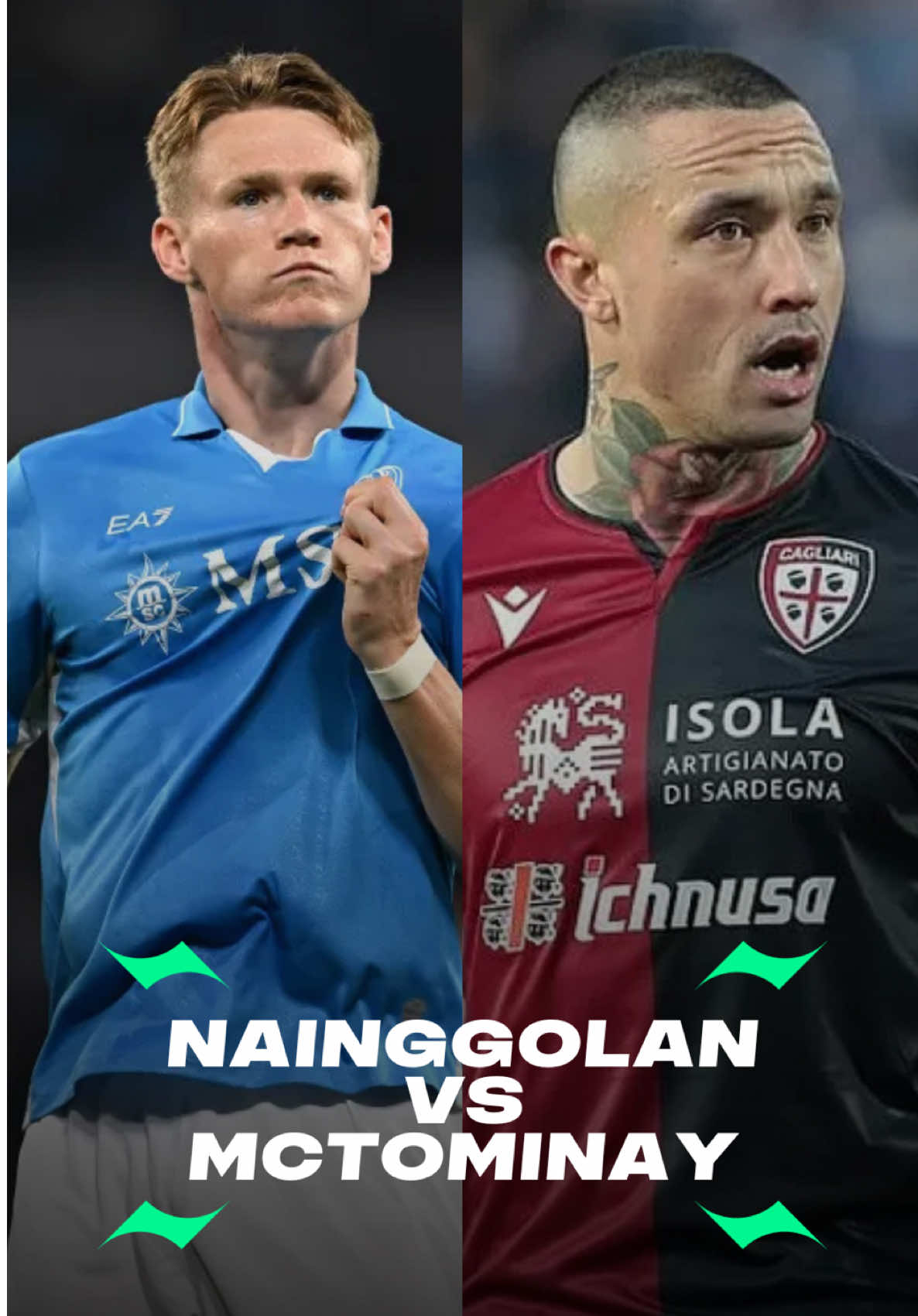 Mctominay vs Nainggolan: chi è più forte?  #calcio #controcalcio #tiktokcalcio #nainggolan #mctominay 