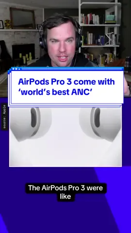 The AirPods Pro 3 might be the most straightforwardly awesome thing that Apple announced this week: they have improved active noise cancellation and a new live translation feature. #apple #airpods3 #vergecast #Tech #techtok 