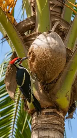 Nature’s Drill Machine | Meet the Woodpecker! #fyp #newtrend #newvideo 