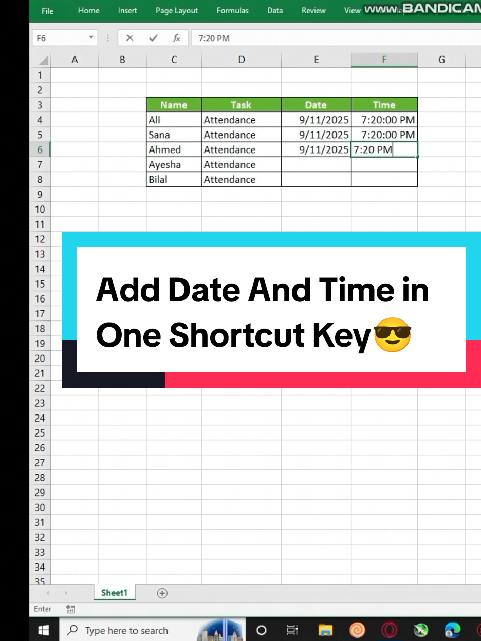 Stop wasting time typing date & time in Excel ⏰🔥 Use these shortcuts and make your work 10x faster! 🚀 Save this hack & follow @ExcelProHacks for more Excel tips 💡 --- 📌 Hashtags (SEO + Trending) #ExcelHacks #ExcelTips #creatorsearchinsight  #ProductivityHacks #ExcelProHacks 