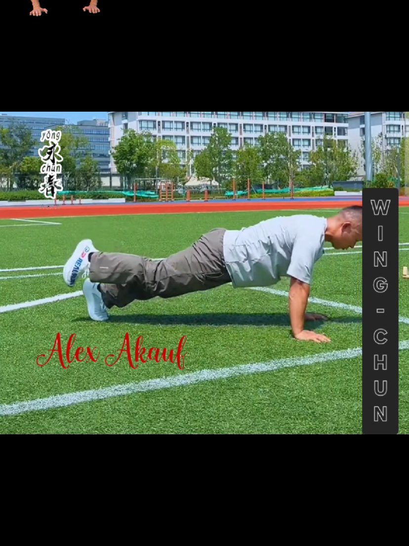 Wing Chun strengthening shoulders, advanced tiger Push-ups #wingchun #tigerpushup #wingchunstrenght #wingchunshouldertraining 