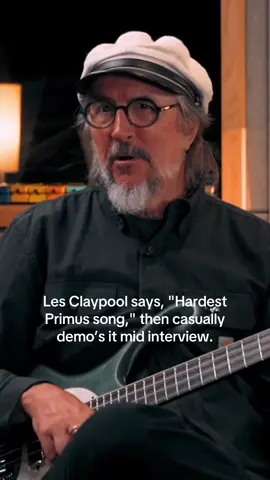Casual interview turns into a bass clinic on Rick Beato. If this is the hardest, what’s #2? #lesclaypool #primus #rickbeato #fyp 