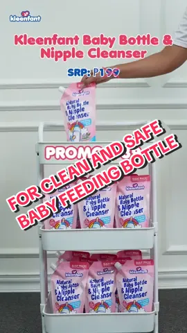 Wag na magpahuli! 🤗  I-checkout mo na ang Kleenfant Baby Bottle & Nipple Cleanser, for only P89! 🥰 Safe, natural, at effective sa paglilinis ng feeding essentials ng baby mo. ✨ Siguradong malinis at safe ang gamit ni baby! Grab yours na! 🤩🛒 #KleenfantForEveryBaby #Kleenfant #SwitchToKleenfantNa #AlagangKleenfant #fyp  