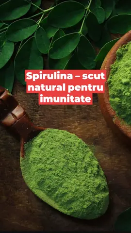 💚 Spirulina este un superaliment bogat în proteine, vitamine și antioxidanți, care susține energia, imunitatea și detoxifierea naturală a organismului. #vitamine #sanatate #remedii #spirulina #viral 