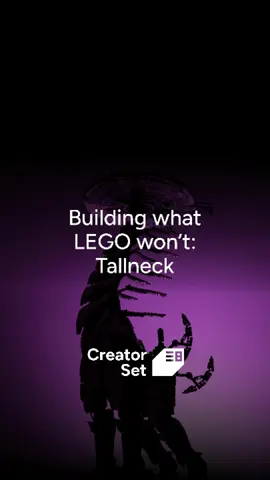Lego gave us the tallneck but we wanted THE TALLNECK so we're launching a Creator Set that has it. Build 5 of the Creator Set | SerialBuilder: The Tallneck. This majestic beast uses 7,400 bricks and stands at 93cm (3 ft) tall. Now that's TALL. Interested in building it? 🌐 EasternBrick.com (link in bio) #legomoc #legomocs #horizonforbiddenwest #horizonzerodawn 