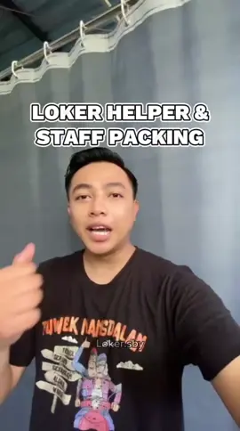 Lowongan Helper dan Staff Packing  #lokersurabayaterbaru #lowongankerjasurabaya #lowongansurabaya #lokersby #lokersurabaya #pejuangkerja 