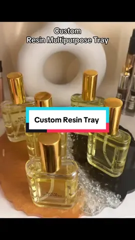 I love creating custom pieces for your home! You get to choose your colors, and I’ll bring your vision to life. Each tray is handcrafted just for you. Your custom piece will be truly one of a kind. Ready for yours? Tap the link in my bio. #perfumetray #homedecorideas #homedecorfinds 