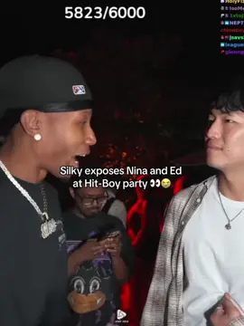Silky exposed Nina and Ed for messing around on the low👀😭 #silky #hitboy #nina #viral #trending #fy #fyp #funny #xyzabc #twitchclips 