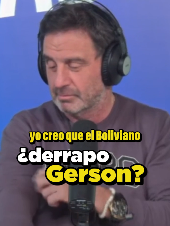 ¿Derrapo Gerson? @Facundo Iriondo @picadotv 