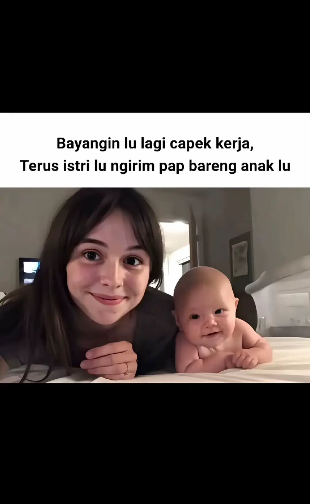Dikasih semangat sama yg ngabisin uang mulu✌🏻#anaksatuistriluculucu 