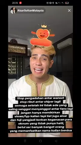 Stop ya semoga setelah ini jangan ada lagi saling sindir2an antar fans/senggol fans lain inget pesan aisar jangan saling menjatuhkan sama lain #masukfyp#aisarkhaledd  #fypviralシ#berandafyp  #fyppppppppppppppppppppppp 