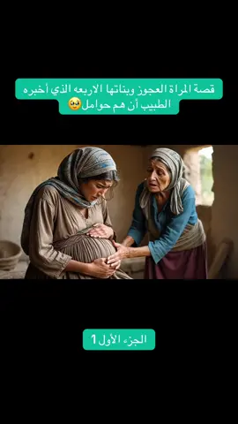 قصهةالمراة العجوز وبناتها الاربعه الذي أخبره الطبيب أن هم حوامل#تحياتي_لجميع_المشاهدين_والمتابعين #شكراً_لكم_من_القلب #شعب_الصيني_ماله_حل😂😂 