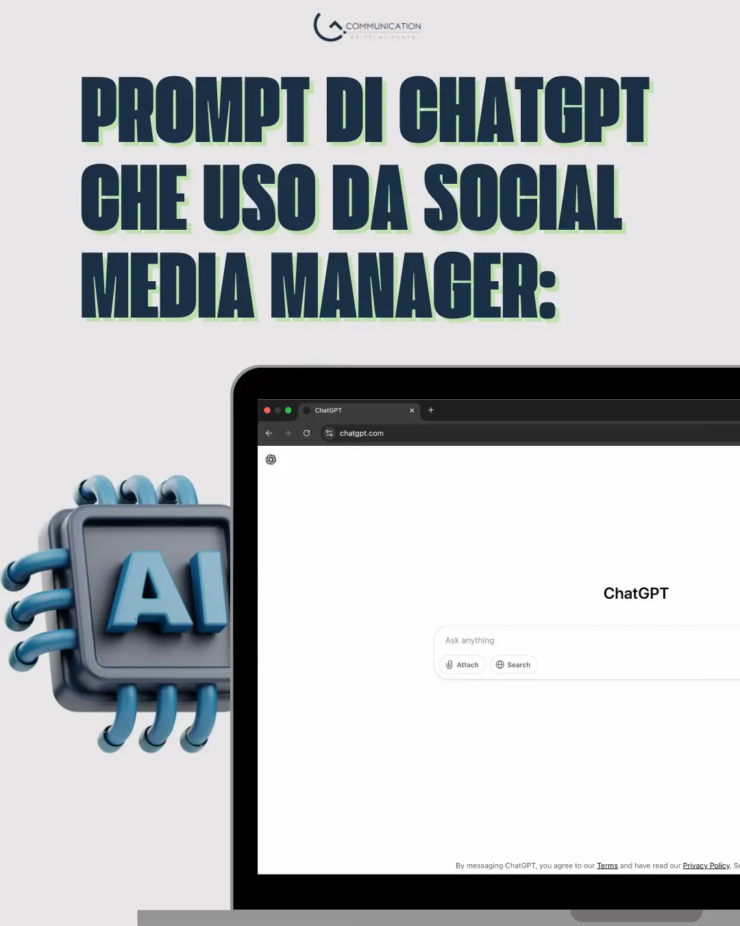 Gestire i social non significa solo “postare”: vuol dire analizzare, prevedere, ottimizzare e avere sempre un piano di riserva.  Per questo ho raccolto i prompt di ChatGPT che uso davvero nel mio lavoro. Questi non sono “trucchi magici”, ma strumenti pratici che ci permettono di risparmiare tempo e portare risultati reali ai nostri clienti. ⚠️ Disclaimer: L’intelligenza artificiale è un alleato, non un sostituto. La utilizziamo per velocizzare processi e ottimizzare idee, ma la strategia, l’analisi e le decisioni restano sempre frutto delle nostre competenze e della nostra esperienza. 📌 Salva il post per avere i prompt a portata di mano. 💬 Dimmi nei commenti: quale prompt userai per primo? #intelligenzaartificiale #chatgpt #socialmediamanager #strategiasocial 
