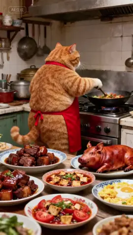 orange cats #orangecat 🐈 😻 #funnyvideo #catlovers #aivideo 