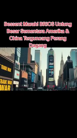 Bessent Marah! BRICS Untung Besar Sementara Amerika & China Terguncang Perang Dagang Perang dagang Amerika–China semakin panas! Ekspor-impor antara kedua raksasa ekonomi dunia ini anjlok drastis, tapi justru China berhasil mencatatkan surplus perdagangan rekor. BRICS makin solid, sementara ekonomi Amerika makin goyah. Bessent terang-terangan marah besar karena strategi tarif dan sanksi justru jadi bumerang. Bukannya melemah, China bersama Rusia, India, Brasil, dan Afrika Selatan makin menguat, memperluas pasar ke Asia Tenggara, Uni Eropa, hingga Afrika. Kenapa ekspor China ke Amerika jatuh 33% tapi surplus mereka justru naik. Strategi China alihkan perdagangan ke Asia Tenggara, Afrika, dan Eropa. Bagaimana Rusia pasok energi murah ke China dan memperkuat industri BRICS. De-dolarisasi: BRICS makin berani tinggalkan dolar dan beralih ke emas. Mengapa Bessent panik melihat BRICS makin dominan. Dampak global: masa depan ekonomi multipolar dan kemungkinan runtuhnya dominasi dolar. 🔥 Ini bukan sekadar berita ekonomi, tapi juga tanda besar perubahan arah geopolitik dunia. Apakah Amerika bisa bertahan, atau BRICS akan benar-benar ambil alih peran sebagai pusat kekuatan ekonomi baru? #fyp  #fypviralシ  #fypviralシviral  #fypviraltiktok🖤シ゚☆♡  #200kviews 