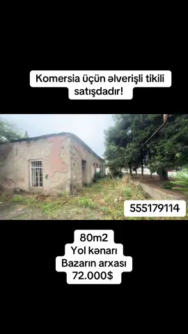 Marneuli  80m2 Yol kənarı Bazarın arxası  72.000$ 