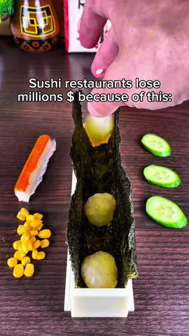Pls rate it 🍣 #sushitime #sushi #sushirolls #maki #diysushi 