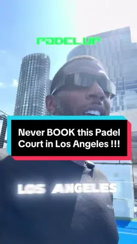 The most disgraceful padel court u will witness, costing you $200 in Los Angeles called #padelup in #beverlyhills 🫣 #padel #padelvideos  #fyp 