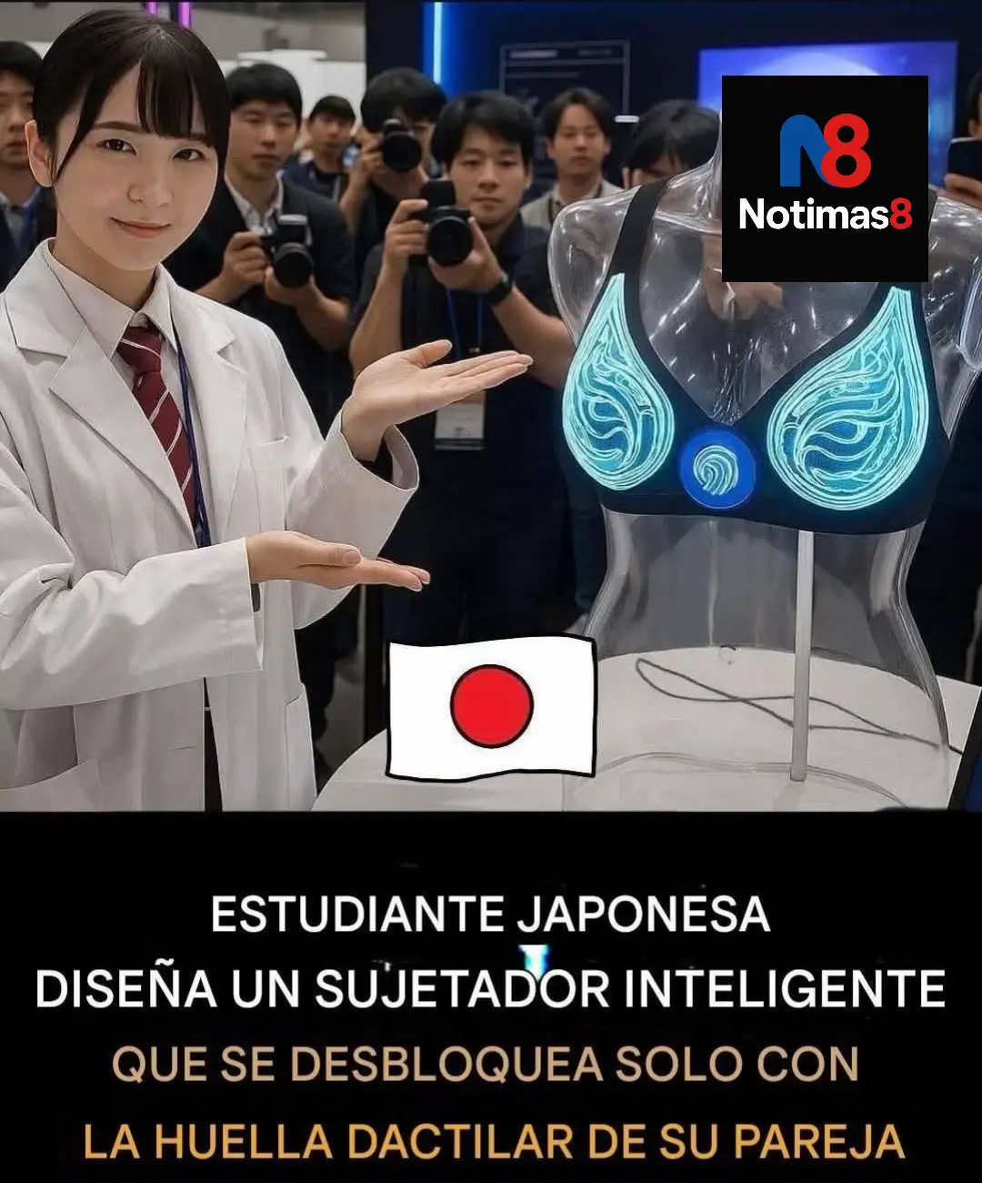 #creatorsearchinsights 🚨👩‍🔬 ¡La tecnología no deja de sorprendernos! En Japón, una estudiante ha diseñado un sujetador inteligente que solo puede desbloquearse con la huella dactilar de la pareja. Este curioso invento mezcla seguridad, intimidad y tecnología biométrica, llevando la ropa interior a un nivel nunca antes visto. Aunque aún es un prototipo, demuestra cómo la innovación puede llegar incluso a los ámbitos más inesperados de nuestra vida cotidiana. ¿Crees que este tipo de inventos tengan futuro o se quedarán como una curiosidad tecnológica? #TecnologíaJaponesa #InventosSorprendentes #Innovación #JapónFuturista